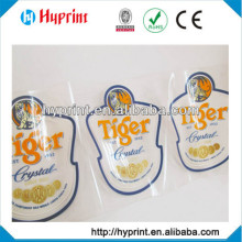 Direct manufacture printing custom self-adhesive transparent labels